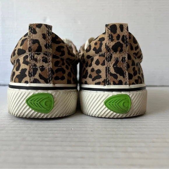 OCA Cariuma low stripe leopard print Canvas shoes - Picture 4 of 7